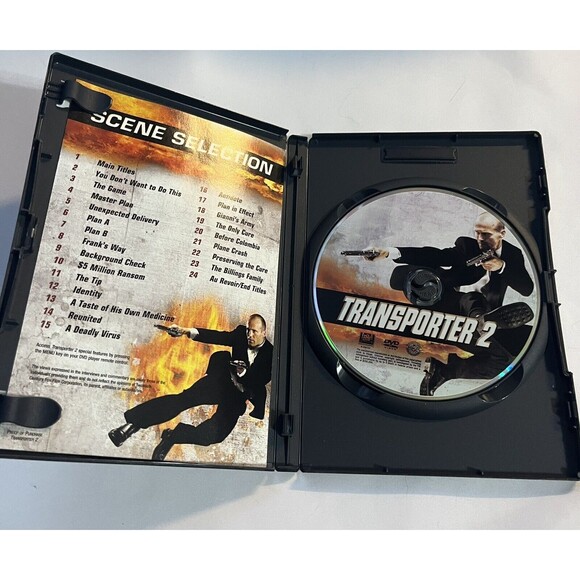 The Transporter Collection Box Set with Transporter 1 and 2 DVDs Tested - Picture 10 of 12